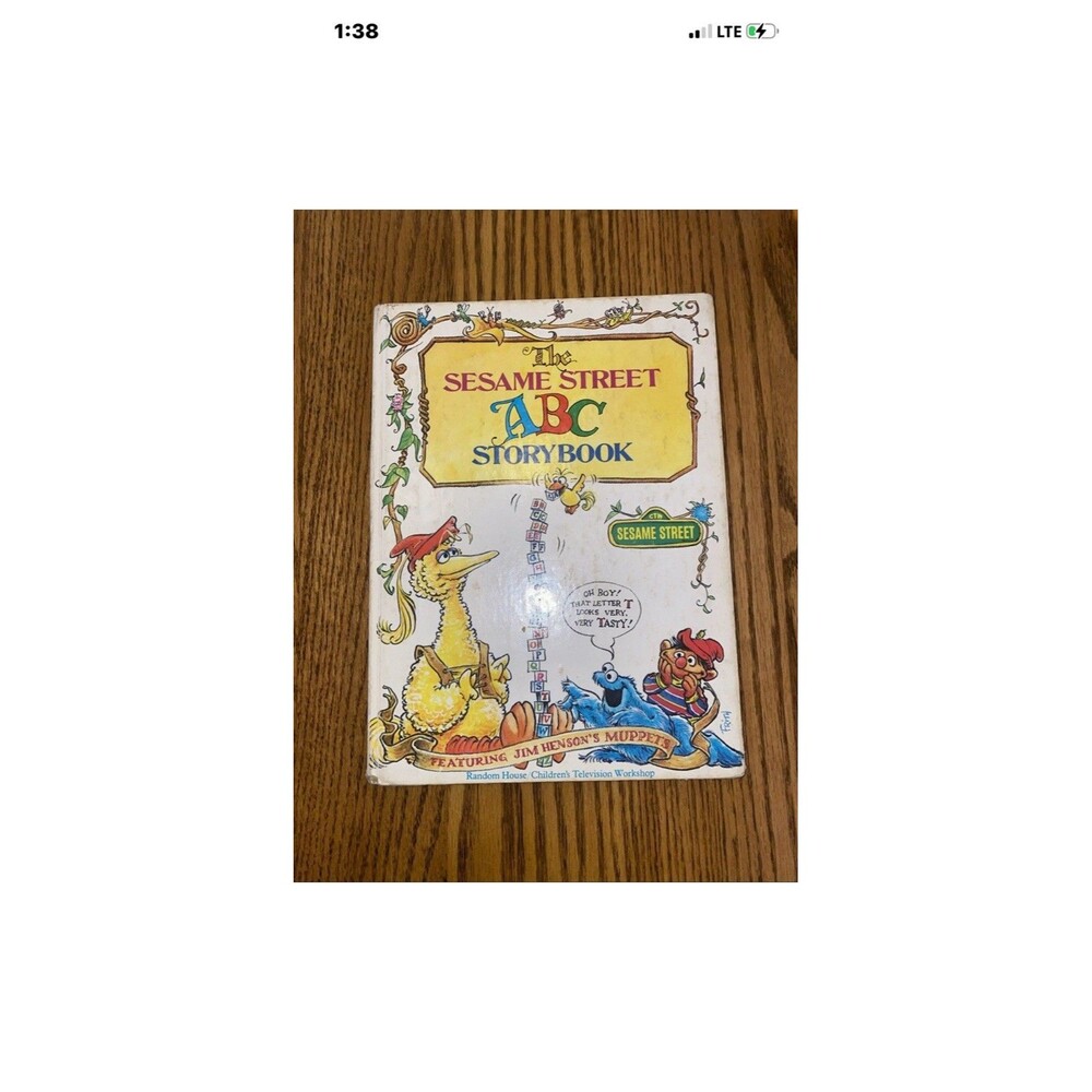THE SESAME STREET ABC STORYBOOK By Jeffery Moss & Norman Stiles - Hardcover Mint